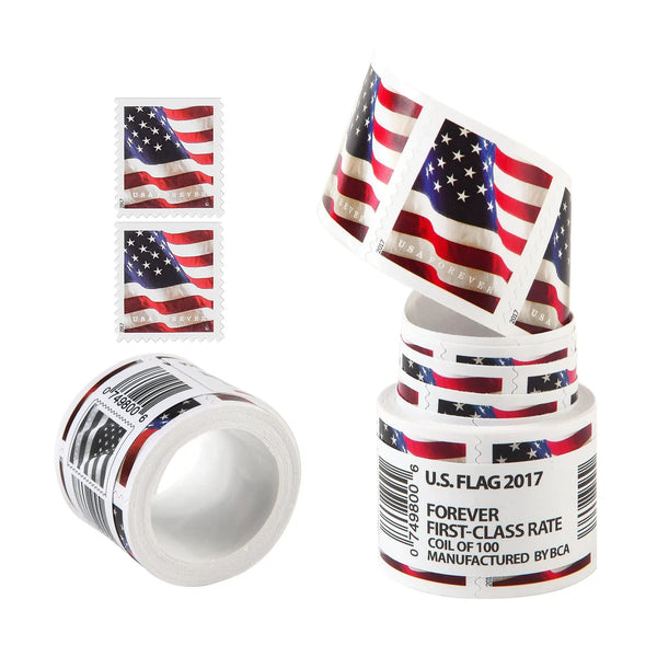 2017 US Flags Forever First Class Postage Stamps USPS