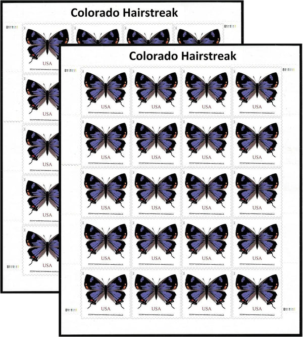 Colorado Hairstreak Butterfly Forever First Class Postage Stamps USPS