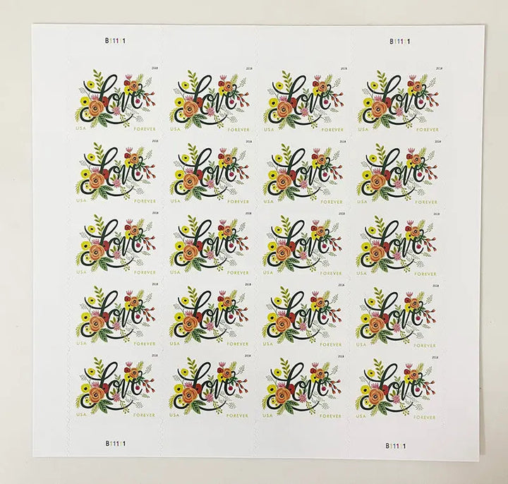 Love Flourishes Forever Postage Stamps Forever Stamps