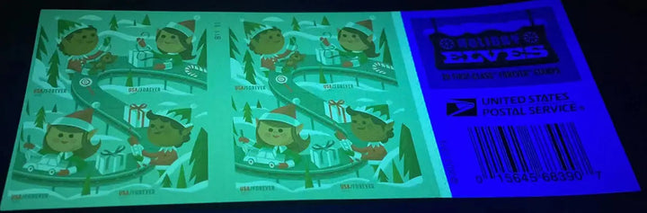 USPS Holiday Elves Forever Postage Stamps USPS