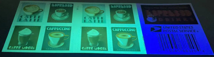 USPS Espresso Drinks coffee Forever Postage Stamps USPS