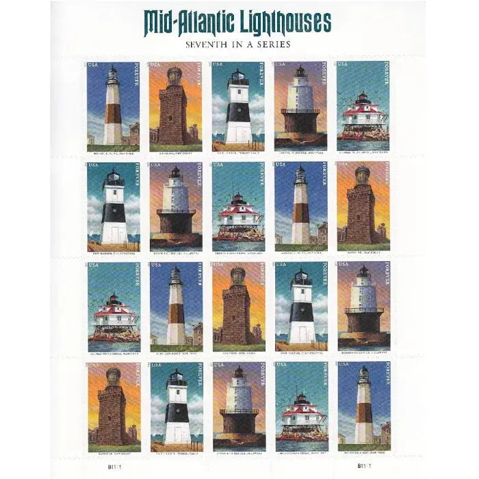 Mid Atlantic Lighthouses Forever Postage Stamps Forever Stamps