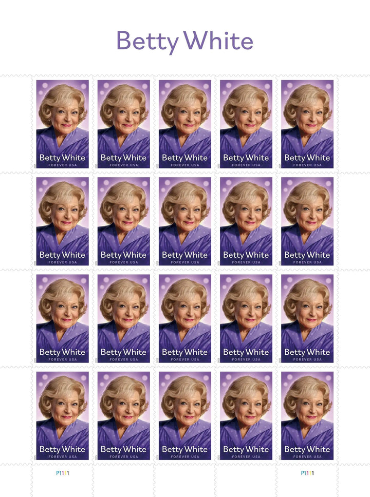 Betty White Forever Stamps USPS
