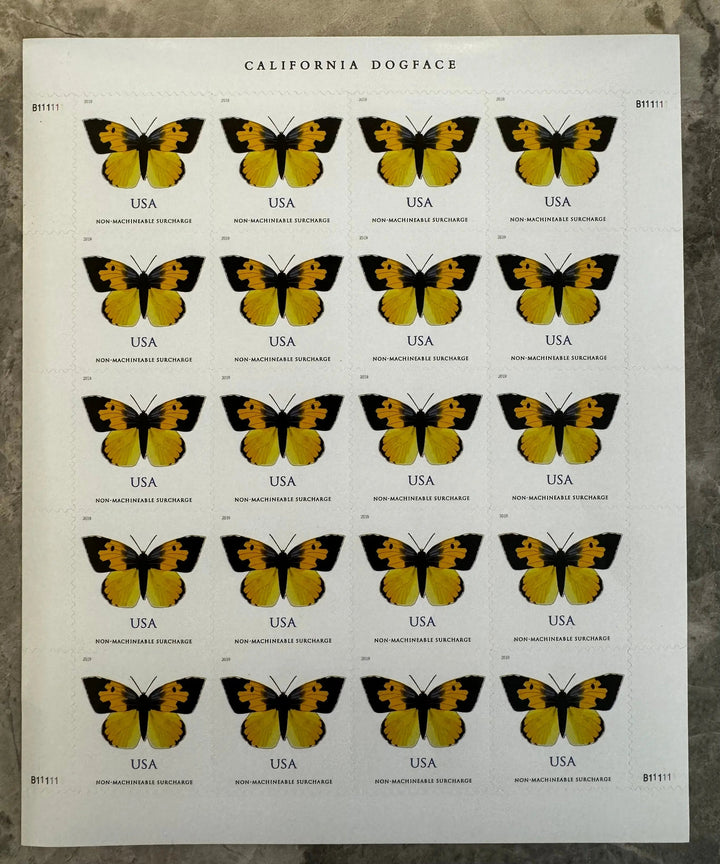 USPS California Dogface Butterfly Forever First Class Postage Stamps USPS