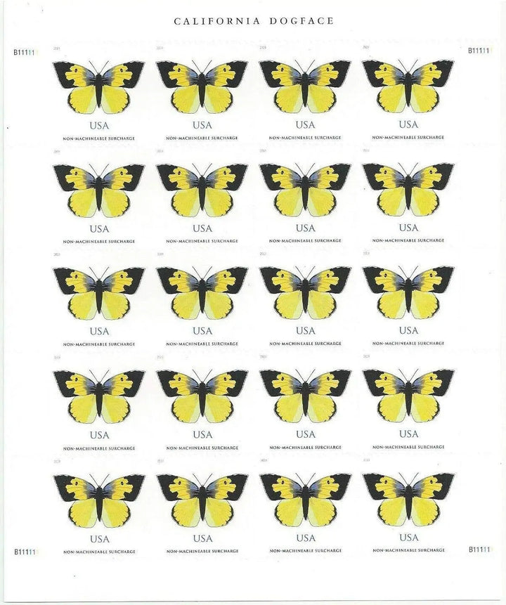 USPS California Dogface Butterfly Forever First Class Postage Stamps USPS