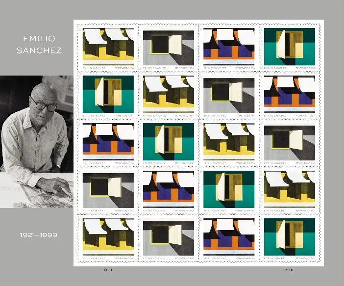 USPS Legendary Artist Emilio Sanchez Honored Forever Postage Stamps USPS
