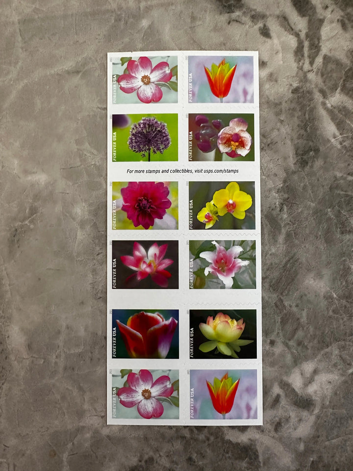 USPS Garden Beauty Forever First Class Postage Stamps USPS