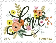 Love Flourishes Forever Postage Stamps Forever Stamps