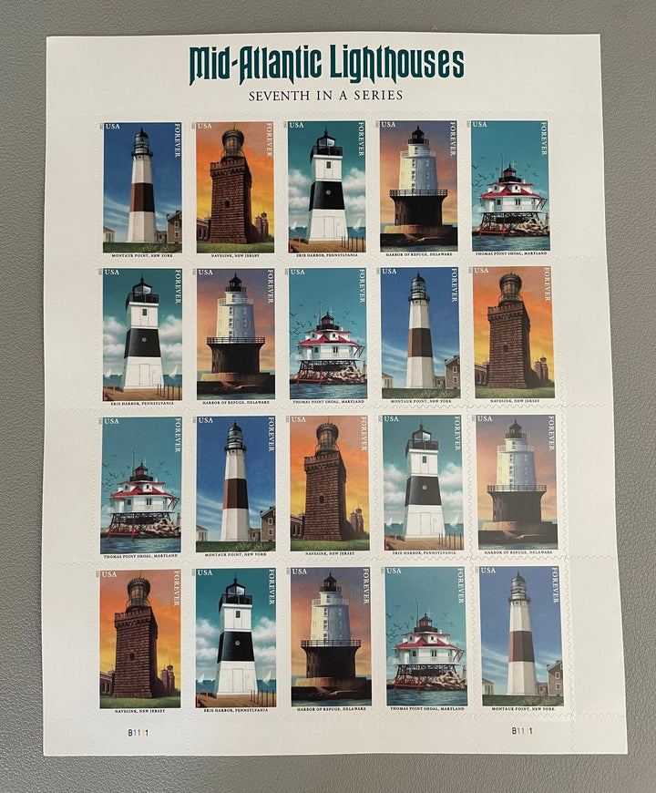 Mid Atlantic Lighthouses Forever Postage Stamps Forever Stamps