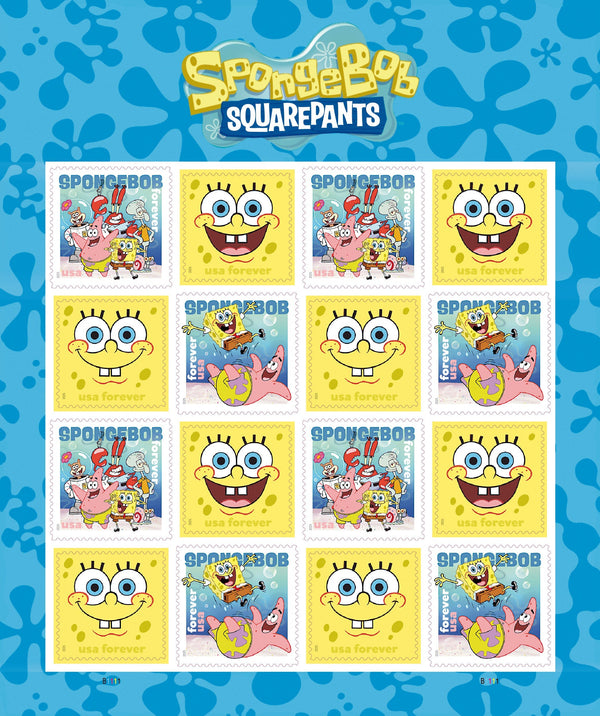 SpongeBob Squarepants Forever Stamps USA Stamps Store LLC