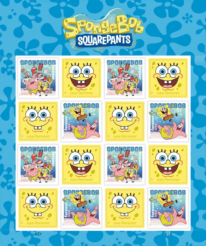 SpongeBob Squarepants Forever Stamps USA Stamps Store LLC