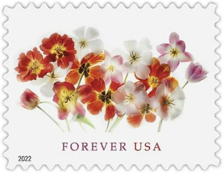 Tulips Forever Postage Stamps USPS