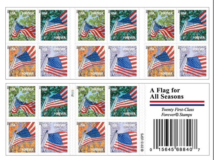 US All Season Flags Forever First Class Postage Stamps USA Stamps Store LLC