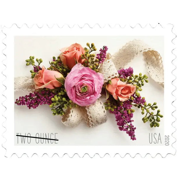 Garden Corsage Two Ounce Forever Postage Stamps USPS